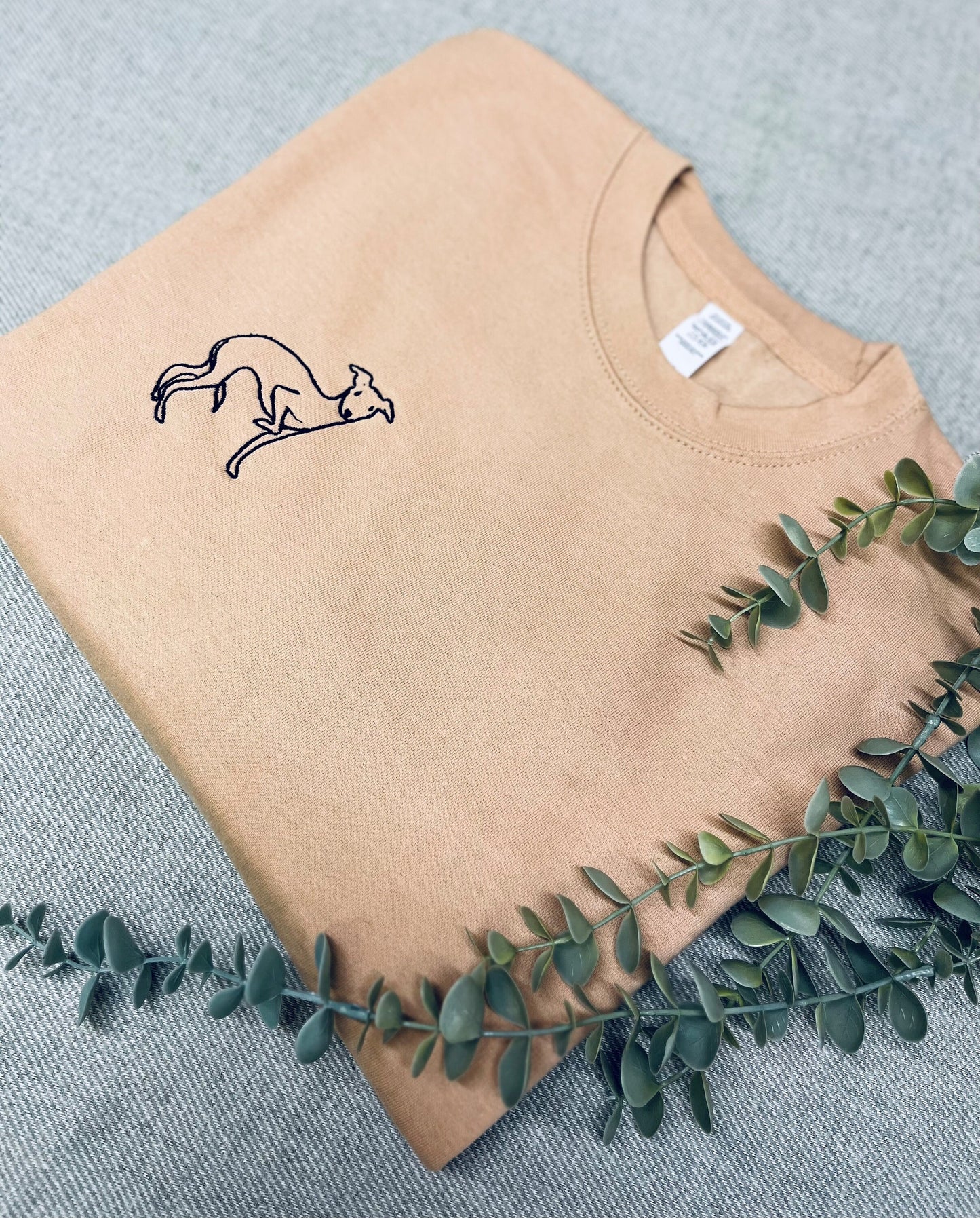 Custom embroidered dog breed sweatshirt