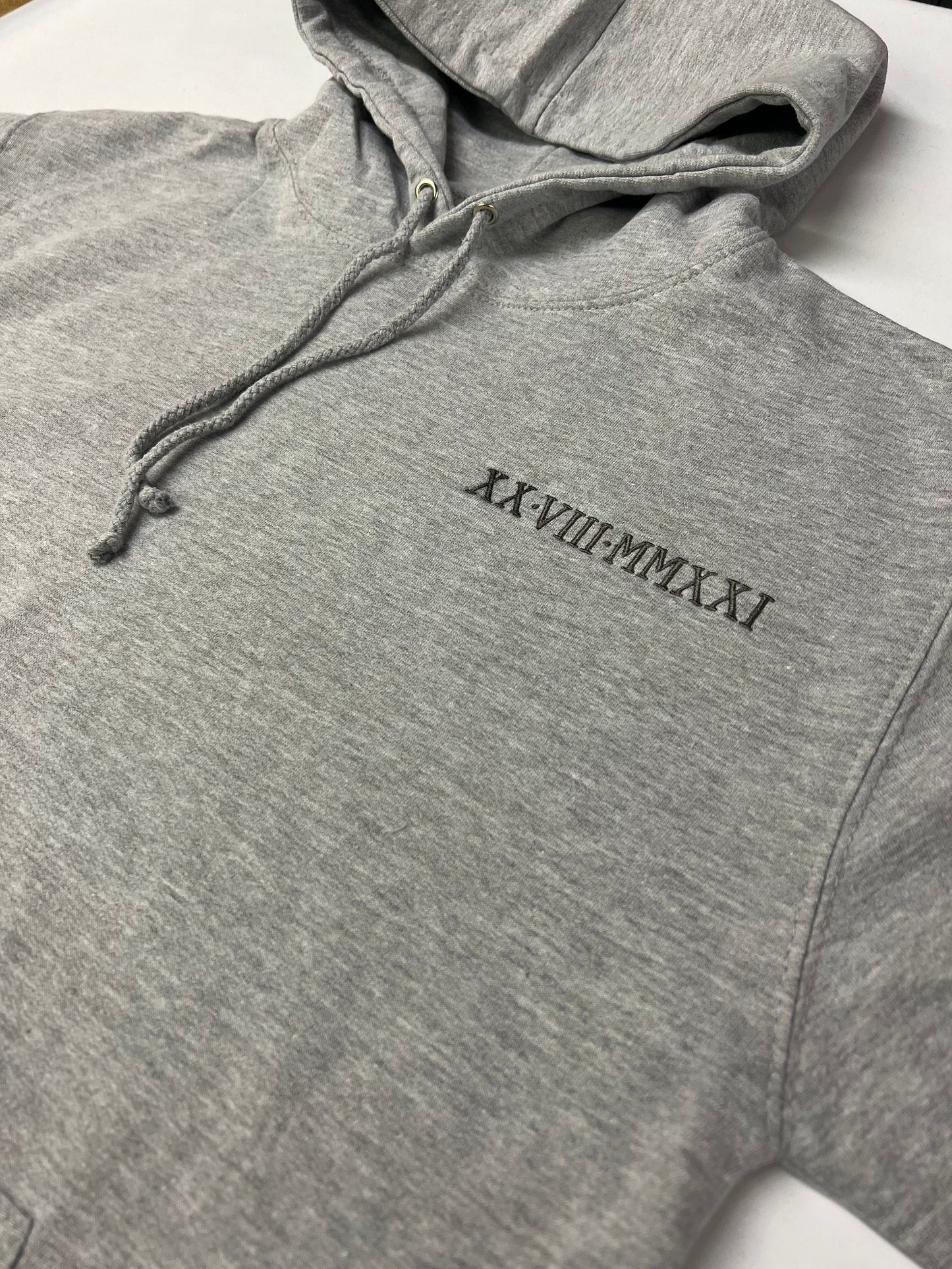 Personalised  Roman Numerals Hoodie